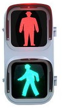 LED式歩行者用信号灯器の写真
