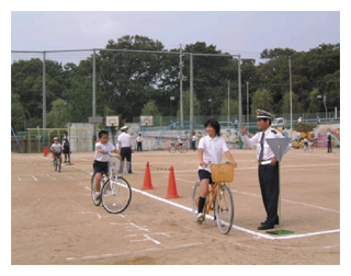 小学生に対する自転車教室