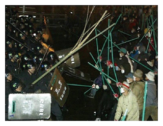 釜山APECにおけるデモ隊と警察部隊の衝突