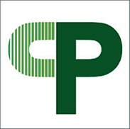 CPマーク　CP部品だけが表示できる共通標章でCrime Prevention（防犯）の頭文字を図案化したもの