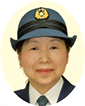 北海道警察本部地域部地域企画課（鉄道警察隊）　黒川 康子 警部補　顔写真