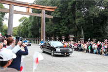 神武天皇二千六百年式年祭の儀山陵の儀に伴う警衛（4月、奈良）