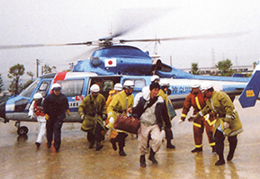 警察用航空機（ヘリコプター）による救出救助