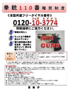 日本の銃器情勢平成27年版