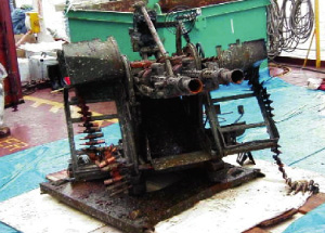 Weapon found during the Espionage Boat Incident in the Sea Southwest of Kyushu