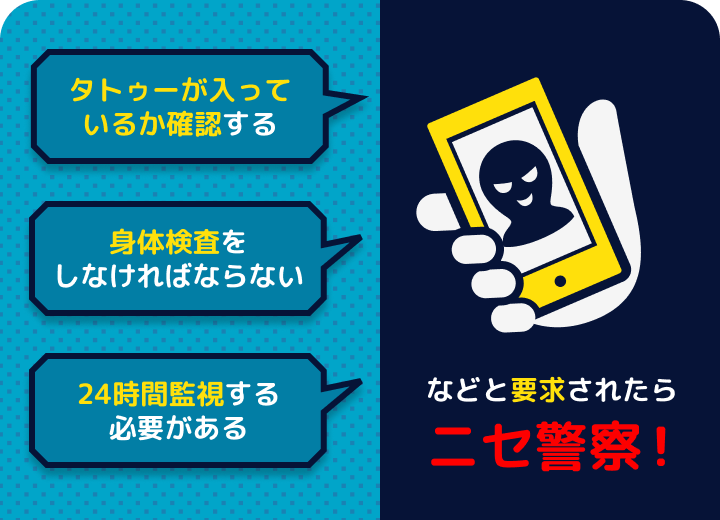 ニセ警察官にわいせつな行為を要求された事例 サムネイル