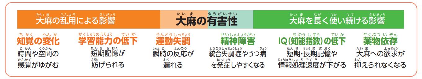 大麻の有害性