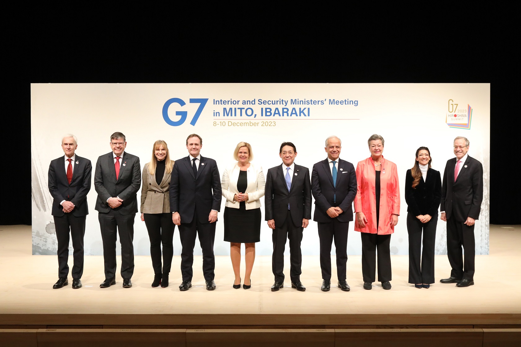 2023G7ドイツ内務・安全担当大臣会合の様子#G7茨城水戸内務・安全担当大臣会合#G7内相会合#警察庁#G7サミット#