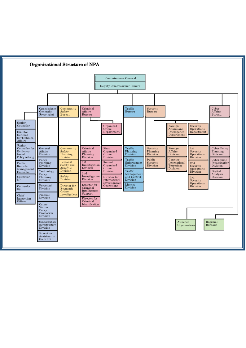 Organizational Structure of NPA