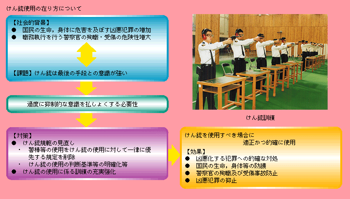けん銃使用の在り方について