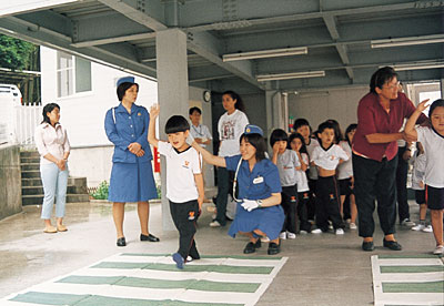 外国人児童に対する交通安全教室(静岡)