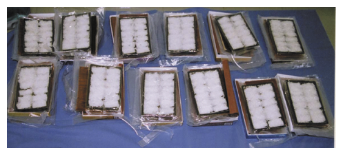 写真　チョコレートに偽装して密輸された覚せい剤