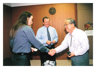 写真　米国犯罪学者及び米国警察幹部との交流