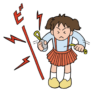 子どもが携帯する防犯ブザー