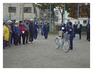 高齢者を対象とした自転車教室