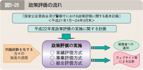 図５―２５ 政策評価の流れ