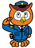 愛知県警察本部マスコットキャラクター　コノハけいぶ