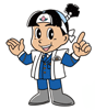 岡山県警察本部マスコットキャラクター　ももくん