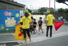 地域住民による子供見守り活動