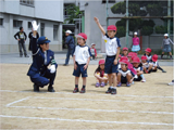 小学生に対する横断訓練