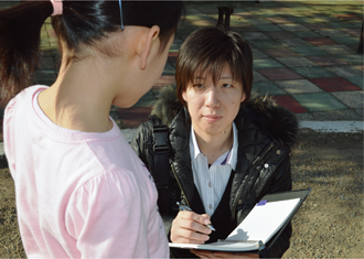 福井県警察本部生活安全部生活安全企画課子供女性安全対策室 福嶋 千珠 巡査部長