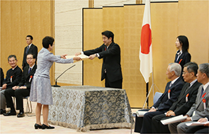 安全・安心なまちづくり関係功労者表彰(提供:内閣広報室)