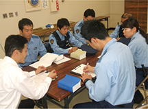若手警察職員に対する教育