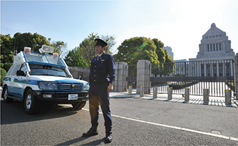 国会議事堂における警戒