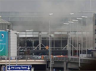 ベルギー・ブリュッセルにおける連続テロ事件（AP/アフロ）
