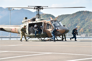 自衛隊との共同実動訓練