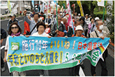 憲法改正に対する抗議行動(5月、東京)(時事)