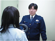 秋田県秋田臨港警察署警務課留置管理係(現 同署交通課交通指導係) 内藤 芙希(ないとう ふき) 巡査長