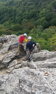 山岳における訓練状況