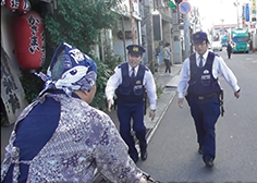 模擬捜索訓練の状況