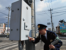 青森県警察本部交通部交通規制課安全施設係　戸来　和人（へらい　かずと）　警部補
