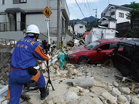 「平成30年7月豪雨」における被災現場映像の伝送