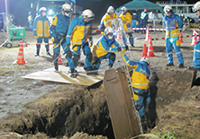 大規模地震等による土砂災害等の発生を想定した訓練