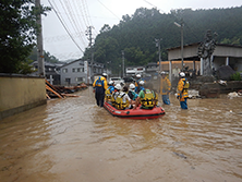 平成30年7月豪雨における救出救助活動