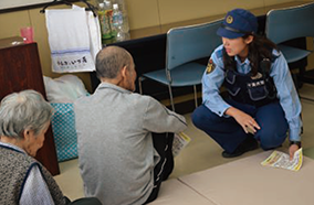 避難所における相談活動(千葉)