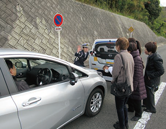 関係機関・団体と連携した安全運転サポート車の試乗会