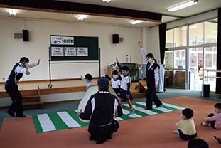 幼児に対する交通安全教室