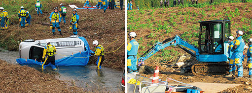 装備資機材を活用した訓練