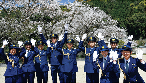 警察官も警察学校に入学！（長崎県、令和2年4月）