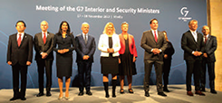G7内務・安全担当大臣会合の様子