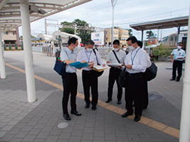 警察庁職員による現地指導