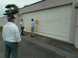 暴力団事務所に対する標章貼付の状況