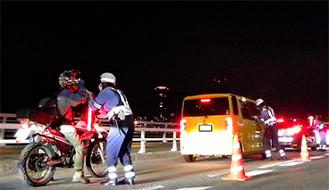 悪質・危険な運転行為への交通指導取締り対策