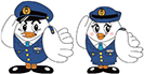 ポッポくん・ポポ美ちゃん