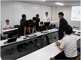技術情報等流出事案対処訓練の様子