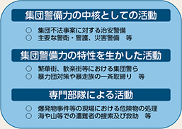 図表6-17　機動隊の活動